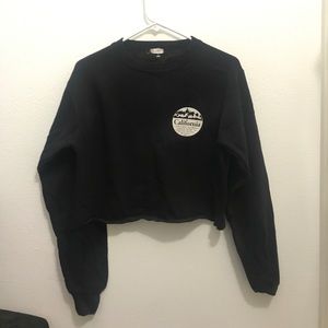 Brandy Melville cropped crewneck